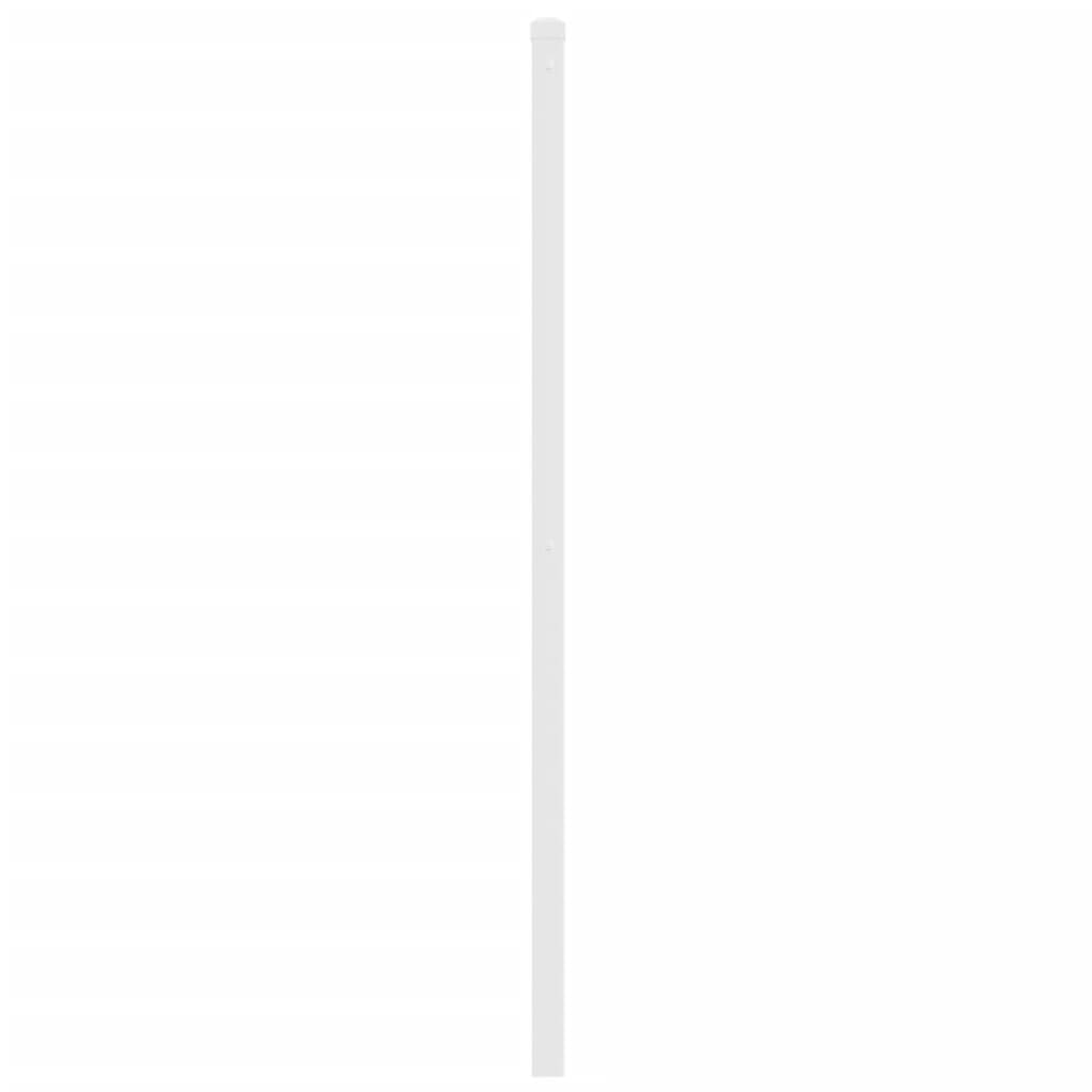 Huvudgavel metall vit 160 cm