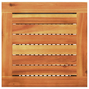 Caféset 3 delar med dynor konstrotting akaciaträ svart