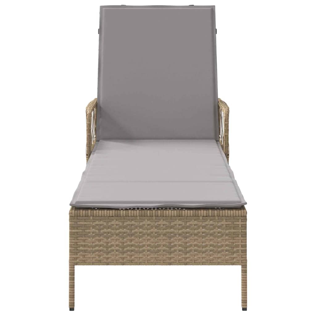 Solstol Beige och Ljusgrå 55 x 200 x 92 cm konstrotting
