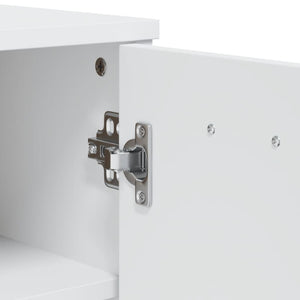 Skoskåp VIKEN vit konstruerat trä