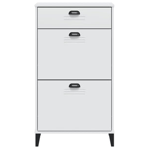 Skoskåp VIKEN vit konstruerat trä