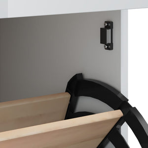 Skoskåp VIKEN vit konstruerat trä