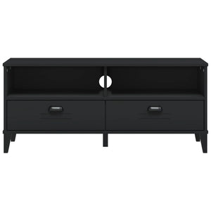 Tv-bänk VIKEN svart konstruerat trä