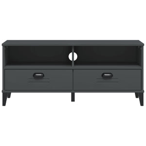 Tv-bänk VIKEN antracitgrå konstruerat trä