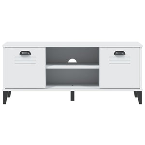 Skobänk VIKEN vit 106x35x45 cm konstruerat trä