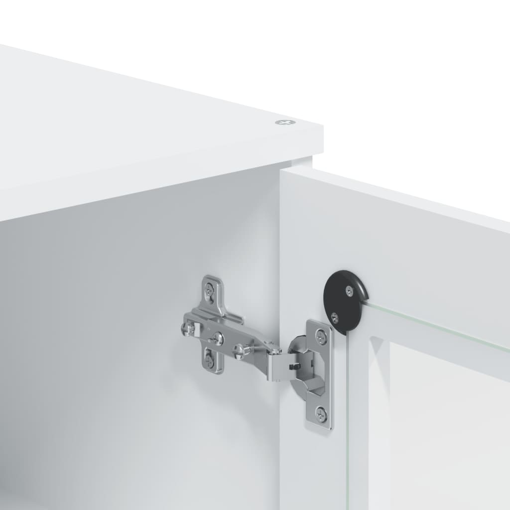 Skåp för högskåp VIKEN vit konstruerat trä