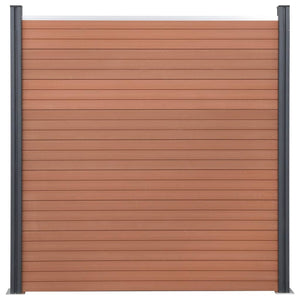 Staketpanel brun 872x186 cm WPC