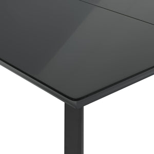 Matgrupp för trädgården med dynor 5 delar grå konstrottning