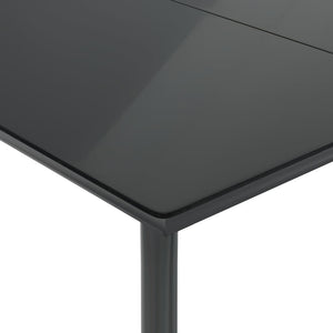 Matgrupp för trädgården med dynor 9 delar ljusgrå konstrotting