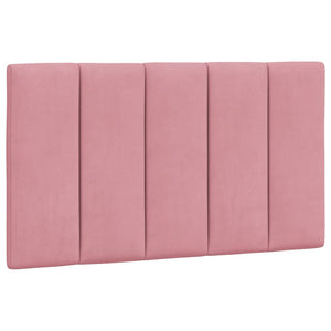 Bed Frame without Mattress "Hanko" Pink 90x200 cm Velvet