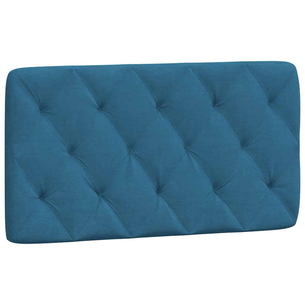 Bed Frame without Mattress Blue 100x200 cm Velvet