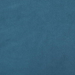 Bed Frame without Mattress Blue 140x190 cm Velvet