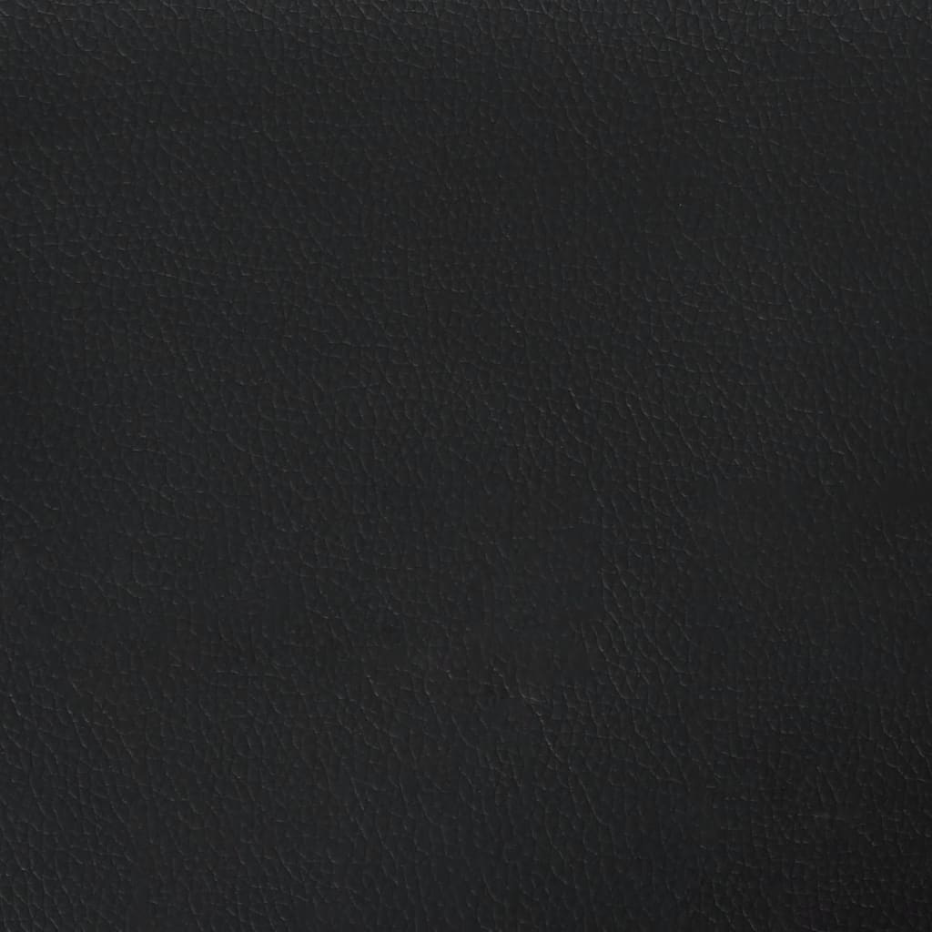 Bed Frame "Viana" without Mattress Black and White 120x200 cm Faux Leather