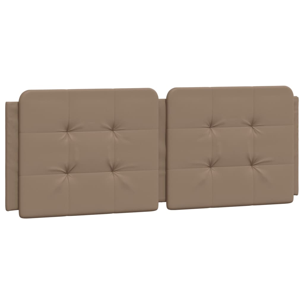 Bed with Mattress "Zadar" Cappuccino 160x200 cm Faux Leather