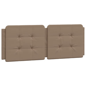 Bed with Mattress "Zadar" Cappuccino 160x200 cm Faux Leather