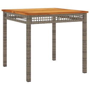 Matgrupp för trädgården med dynor 5 delar grå konstrottning