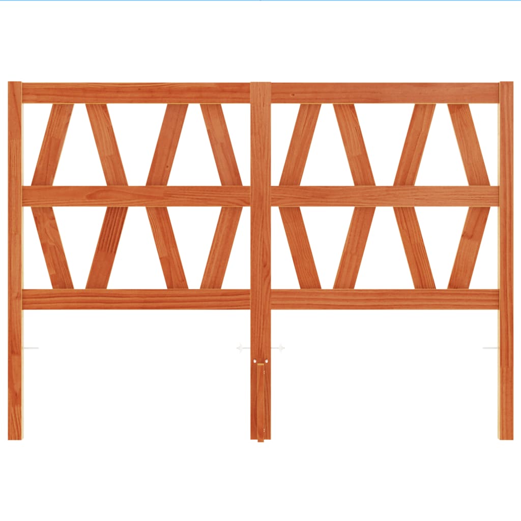 Huvudgavel vaxbrun 160 cm massiv furu