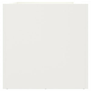 Odlingslåda vit 62x30x29 cm stål