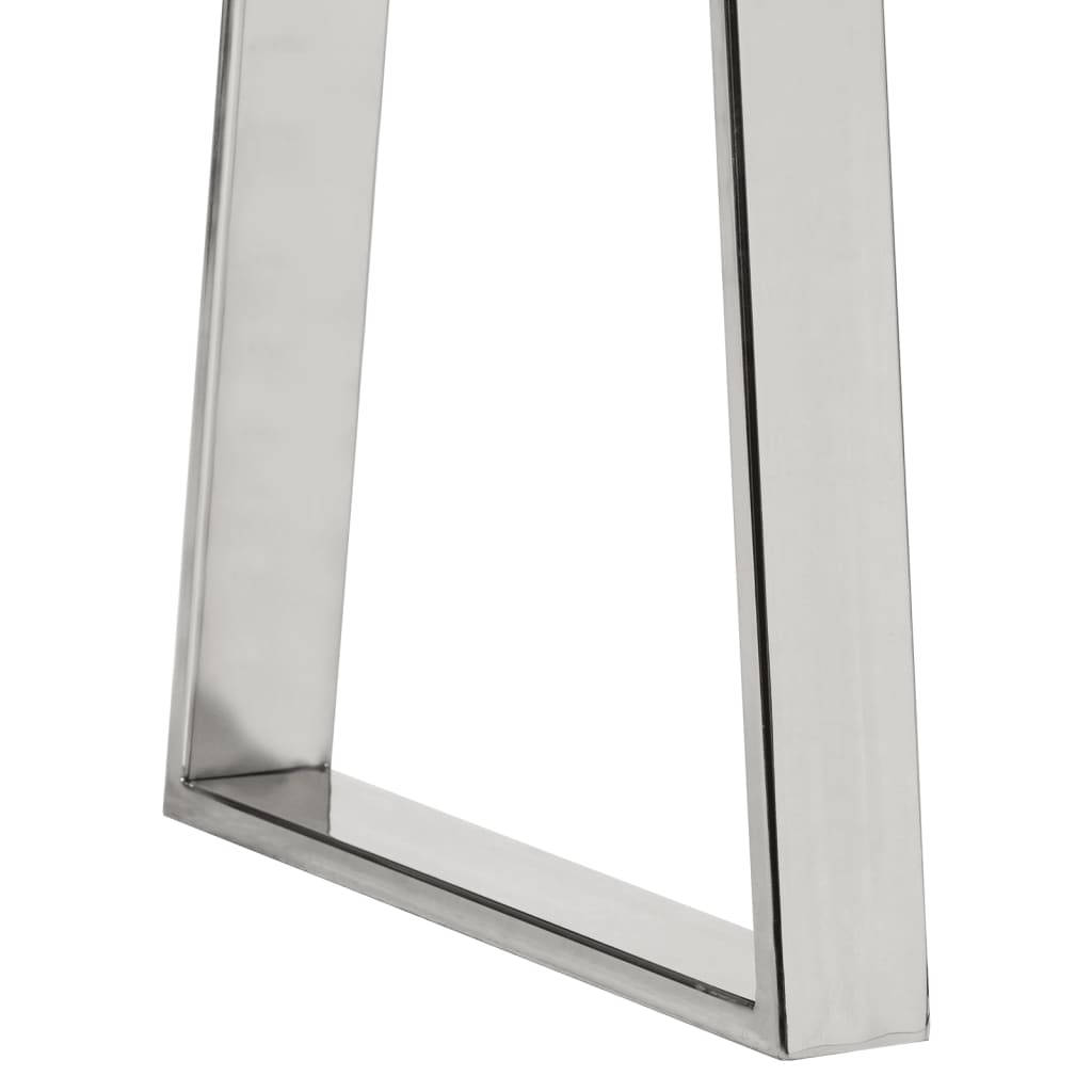 Bänk med levande kant 105 cm massivt akaciaträ