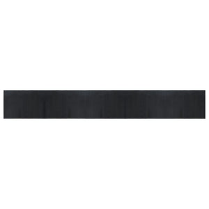 Matta rektangulär svart 70x500 cm bambu