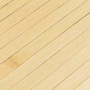 Matta rektangulär ljus naturlig 60x400 cm bambu