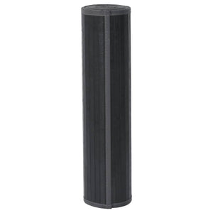 Matta rektangulär grå 70x500 cm bambu