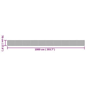 Matta rektangulär naturlig 70x1000 cm bambu