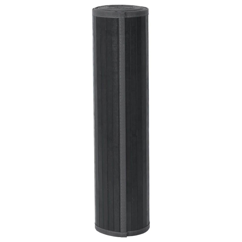 Matta rektangulär grå 80x500 cm bambu