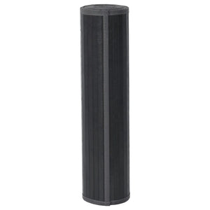 Matta rektangulär grå 80x500 cm bambu