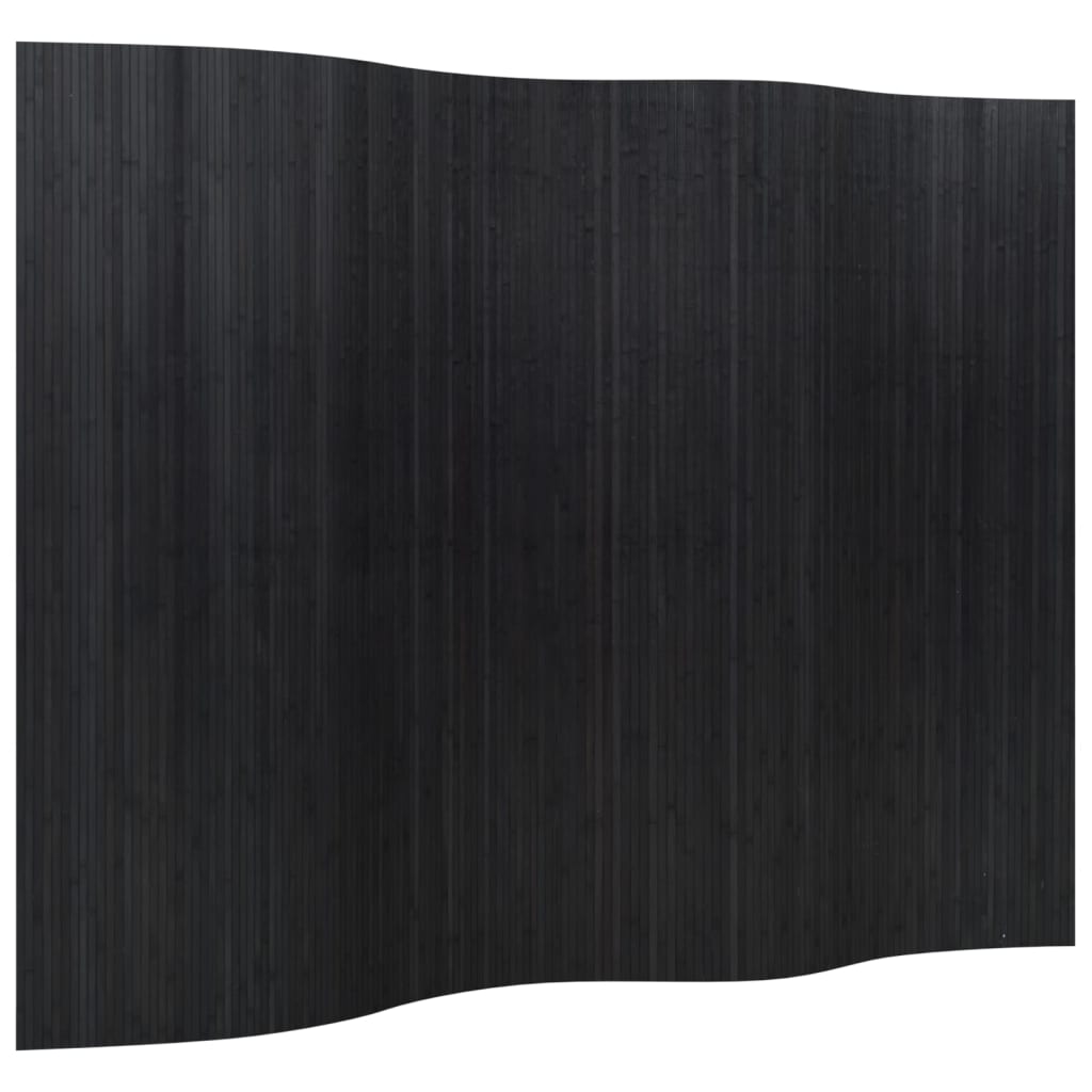 Rumsavdelare svart 165x250 cm bambu