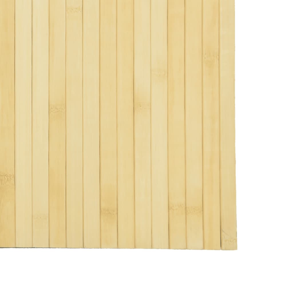 Rumsavdelare ljus naturlig 165x600 cm bambu