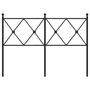 Huvudgavel metall svart 120 cm