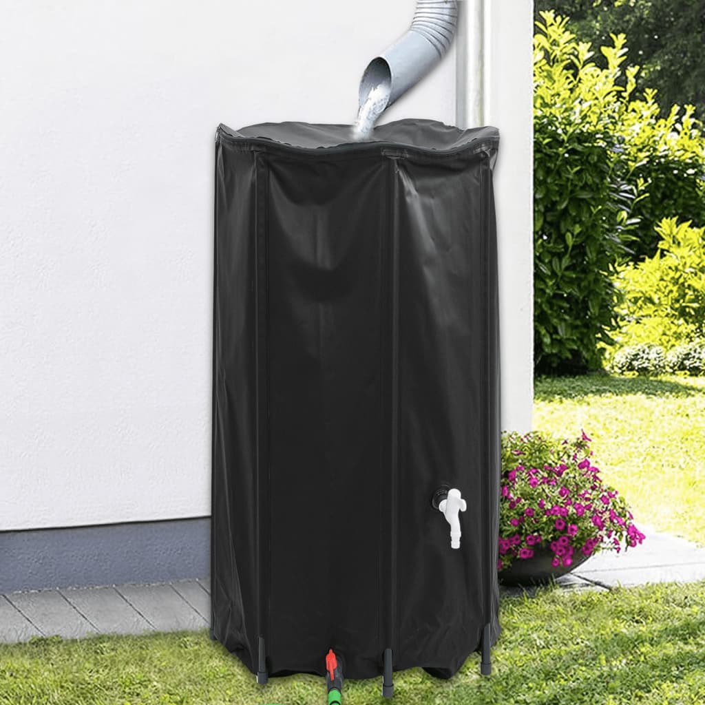 Vattentank med kran vikbar 380 L PVC