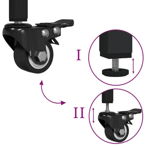 Köksvagn grå sonoma 82x40x78,5 cm konstruerat trä