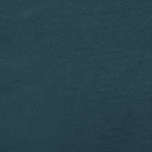 Bäddsoffa 2-sits med två kuddar blå sammet