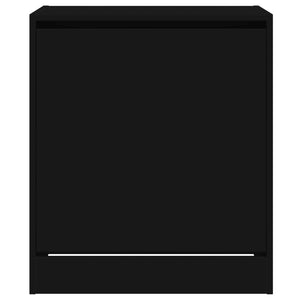Skohylla svart 60x42x69 cm konstruerat trä