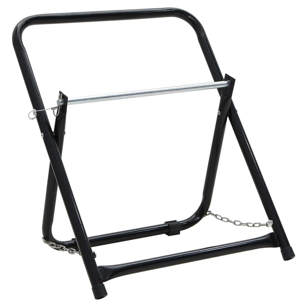 Slangvinda 48 cm 45 kg svart pulverlackerat stål