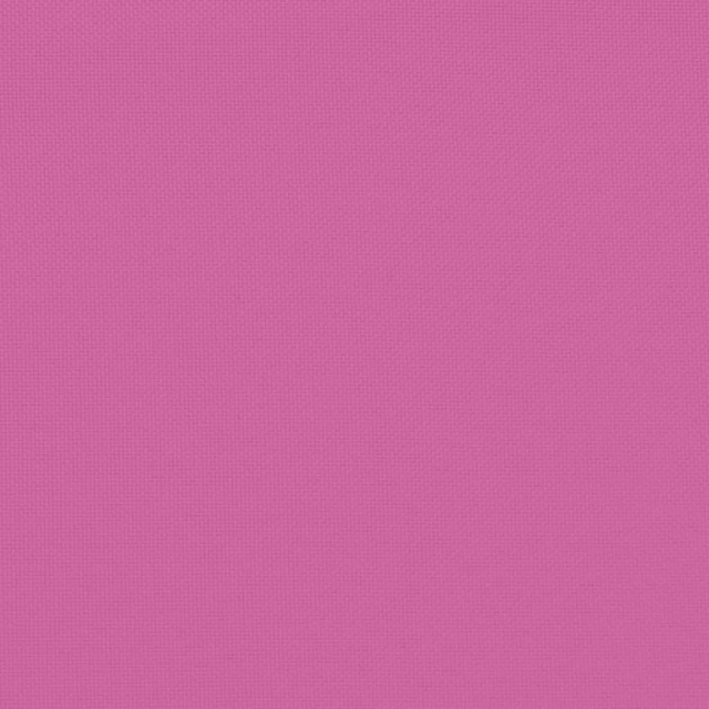 Stolsdynor för stolar med hög rygg 6 st rosa oxfordtyg