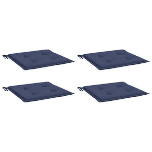 Palldynor 4 st marinblå 40x40x4 cm oxfordtyg