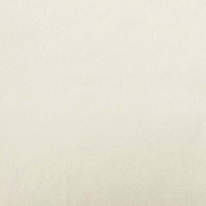 Soffa med kuddar 3-sits gräddvit sammet