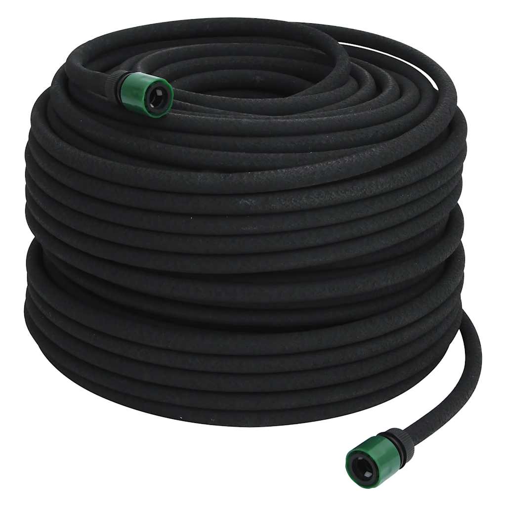 Fuktslang svart 0,6" 100 m gummi