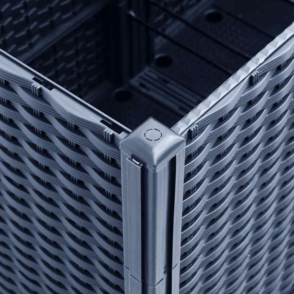 Odlingslåda blågrå 160x160x53 cm PP