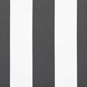 Markis infällbar antracit och vit 3x2,5 m tyg&aluminium