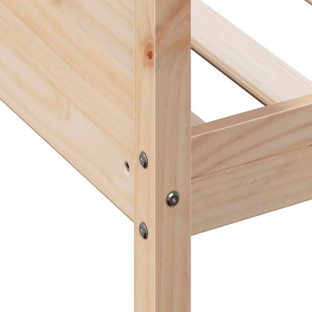 Dagbädd utan madrass 90x200 cm massiv furu