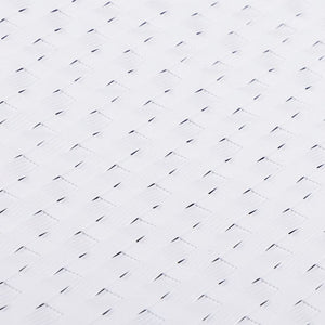 Balkongskärmar 10 st vit 255x19 cm konstrottning