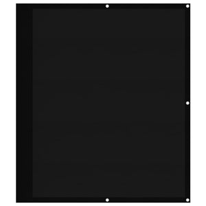 Balkongskärm svart 120x700 cm 100% polyester oxford