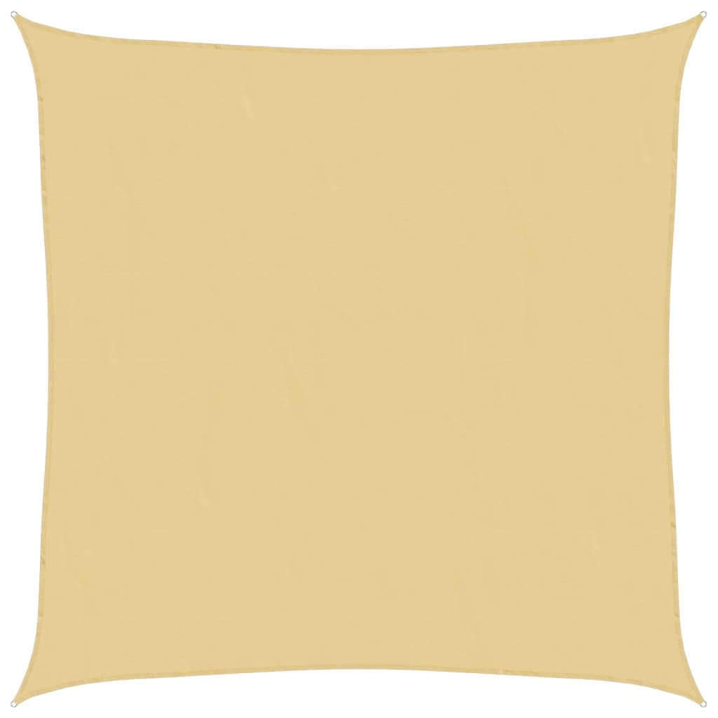 Solsegel sandfärgat 2,5x2,5 m 100% polyesteroxford