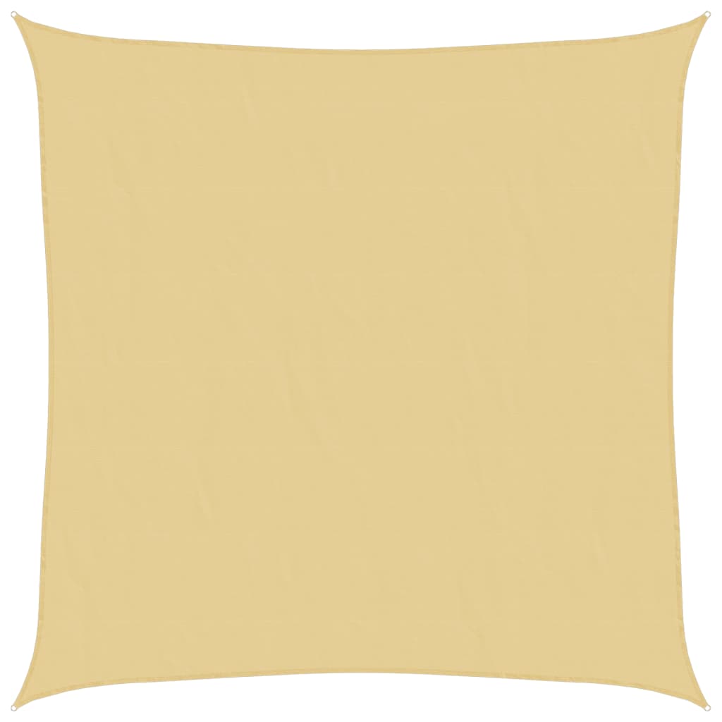 Solsegel sandfärgat 4x4 m 100% polyesteroxford
