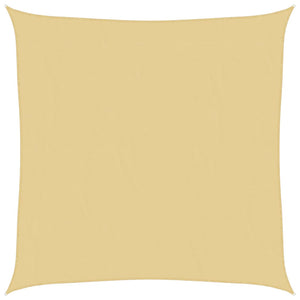 Solsegel sandfärgat 4x4 m 100% polyesteroxford