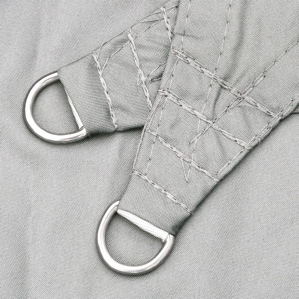 Solsegel ljusgrå 3,5x3,5x4,9 m 100% polyesteroxford